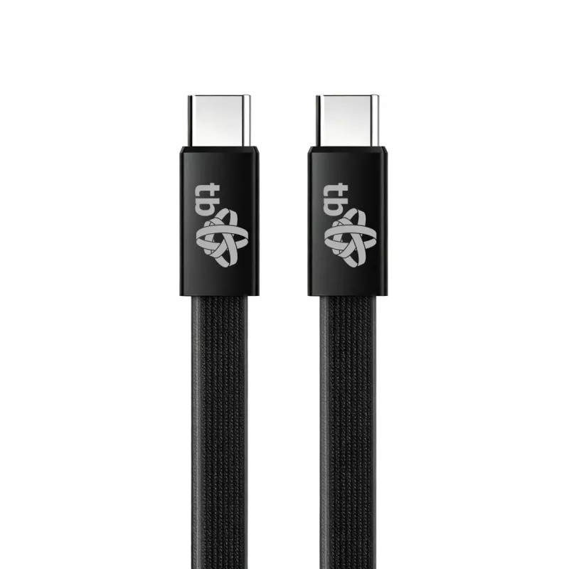 TB USB 2.0 kabelis USB-C į USB-C, 1 m, 60 W, juodas
