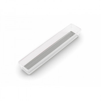 KIS Box Sistemo Organizer 5 daiktų dėžutė, 37.5 x 7.5 x 5 cm, permatoma/šviesiai pilka
