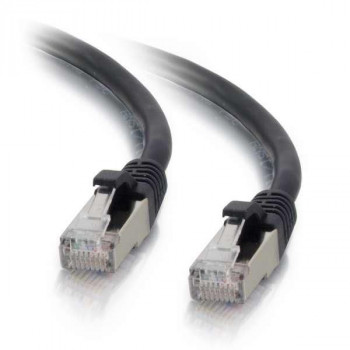 Mercodan Cat6a S/FTP tinklo kabelis RJ45, 1 m, juodas