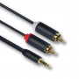 Mercodan PRO Minijack-RCA garso kabelis ULTRA, 1 m