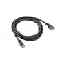 Lanberg Cat6 F/UTP komutacinis kabelis RJ45, 0,5 m, juodas