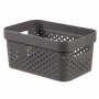 Curver Infinity Recycled dėžė 4,5 l, 27x19x12 cm, tamsiai pilka