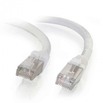 Mercodan Cat6a S/FTP komutacinis kabelis, 0,25 m, baltas