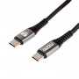 Gizzu USB-C – USB-C kabelis 60W 480Mbps, 1 m