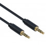 Mercodan Pro Minijack 1.0 m, itin minkštas garso kabelis