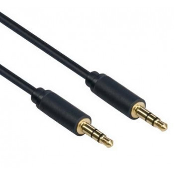 Mercodan Pro Minijack 0,5 m, itin minkštas garso kabelis