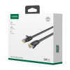 Ugreen plokščias Cat6 U/UTP komutacinis kabelis RJ45, 0,5 m, juodas