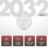 Uniross ličio baterija CR2032, 1 vnt.