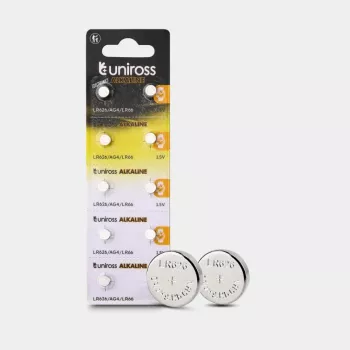 Uniross baterijos – LR66 / LR626 – 10 vnt. lizdinėje pakuotėje