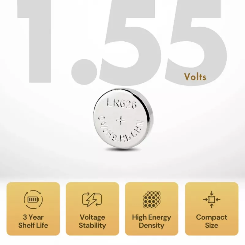 Uniross baterijos – LR66 / LR626 – 10 vnt. lizdinėje pakuotėje