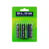 Baterijos BLOW AA R06P Super Heavy Duty, lizdinė pakuotė, 4 vnt.