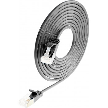 Wirewin Slim Cat6a U/FTP komutacinis kabelis RJ45, 3 m, juodas