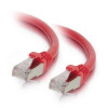 Mercodan Cat6a S/FTP komutacinis kabelis RJ45, 15 m, raudonas