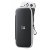 Nintendo Switch dėklas ir ekrano apsauga (juoda/balta)
