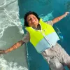 Sunnylife vaikiška plaukiojimo liemenė (3-6 metų) – Aqua Neon