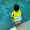 Sunnylife vaikiška plaukiojimo liemenė (3-6 metų) – Aqua Neon