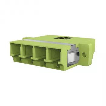 EFB Elektronik LC Quad OM5 šviesolaidinė mova, laimo žalia (53335.1OM5)
