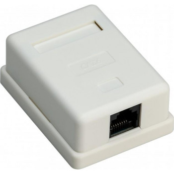 Goobay RJ45 tinklo lizdas, baltas (77632)
