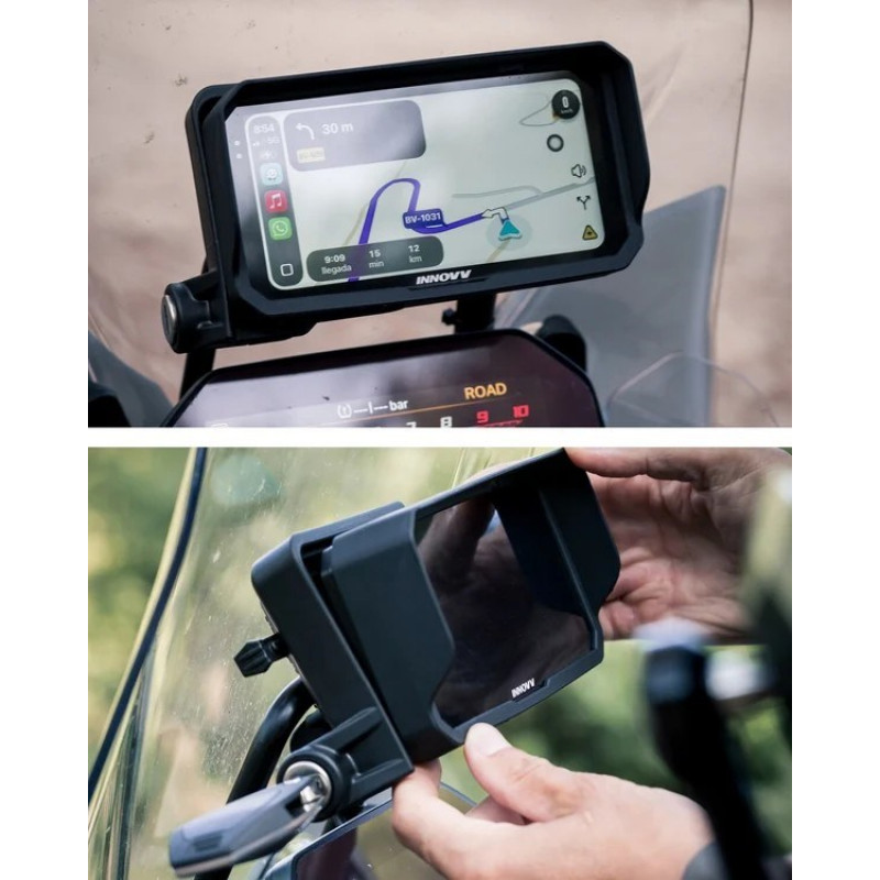 INNOVV N3 universalus greito atleidimo motociklo išmanusis ekranas su CarPlay, kameromis ir TPMS