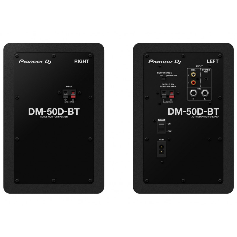 Pioneer DM-50D-BT garsiakalbis, 2 juostų, juodas, laidinis ir belaidis, 50 W