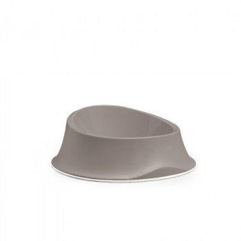 Stefanplast šėrimo dubenėlis Chic 0,65L 22x22x8,6cm šviesiai pilkas