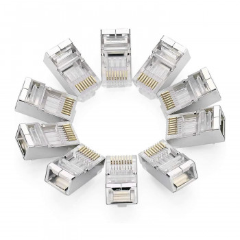 UGREEN CAT6 FTP RJ45 moduliniai kištukai, 10 vnt.