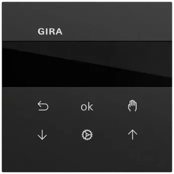 GIRA 536674 S3000 žaliuzių/laiko jungiklis su ekranu System 70