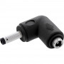 InLine® DC adapteris, 4.0 x 1.7 mm, kištukas/lizdas, kampuotas, juodas