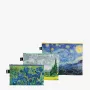 LOQI Vincent Van Gogh maišelių rinkinys – Starry Night, Wheatfield, Irises (3 vnt.)