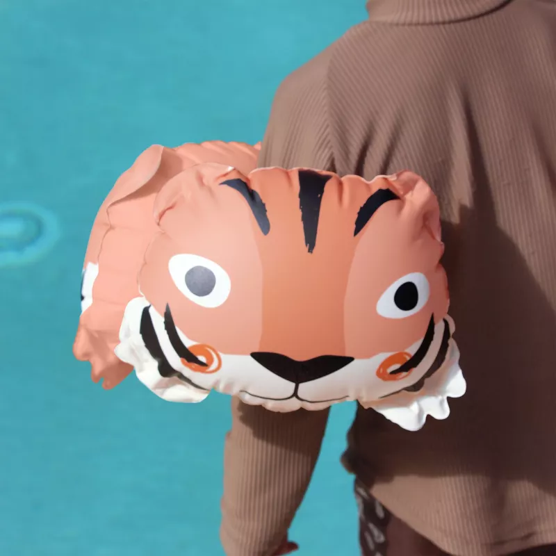 Sunnylife vaikiškos pripučiamos rankovės – Tino the Tiger