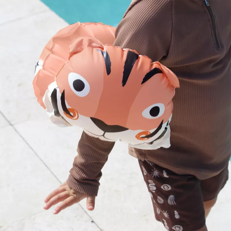 Sunnylife vaikiškos pripučiamos rankovės – Tino the Tiger