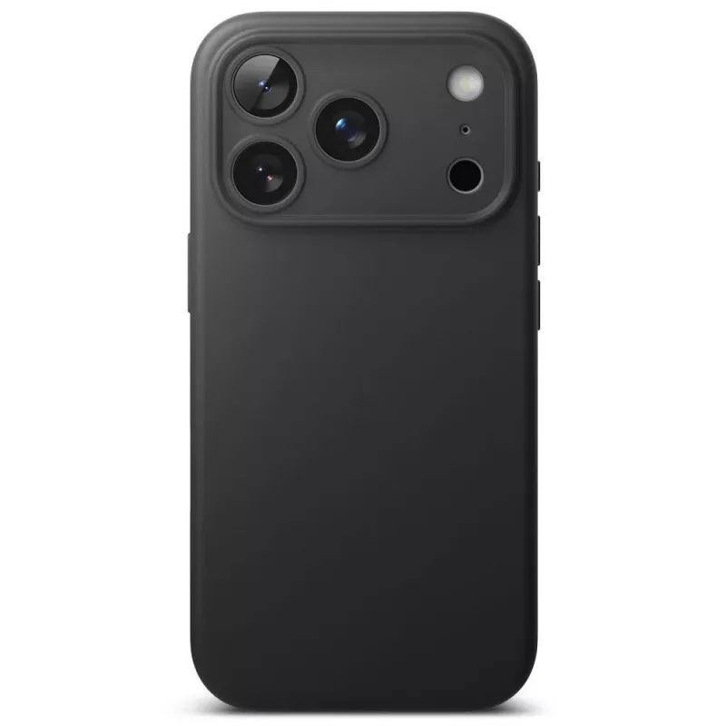 Ringke silikoninis magnetinis MagSafe dėklas iPhone 18 Pro Max, juodas