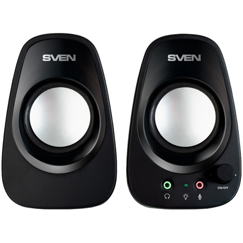 Garsiakalbiai SVEN 190, juodi, USB, galia 2x3W (RMS)