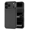 Tech-Protect Ion Carbon Magsafe išmaniojo telefono dėklas iPhone 17 Pro Max / 18 Pro Max, juodas/sidabrinis