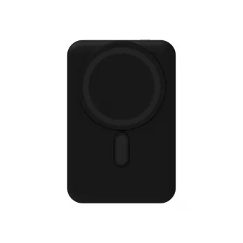 mophie Essentials magnetinė belaidė išorinė baterija 10K su stovu, juoda (401118083)