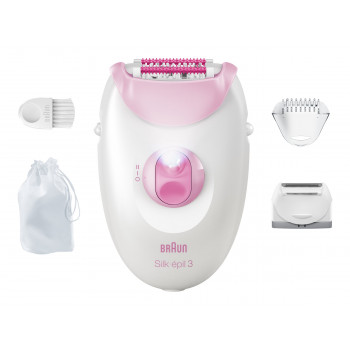 Braun Silk 3 SE3-033 epiliatorius su priedais