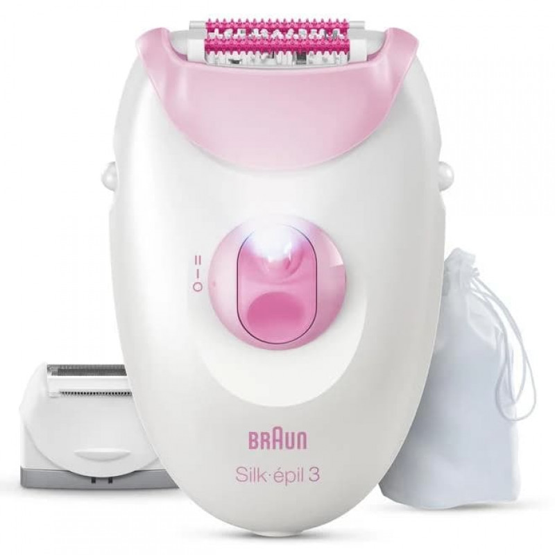 Braun Silk 3 SE3-033 epiliatorius su priedais