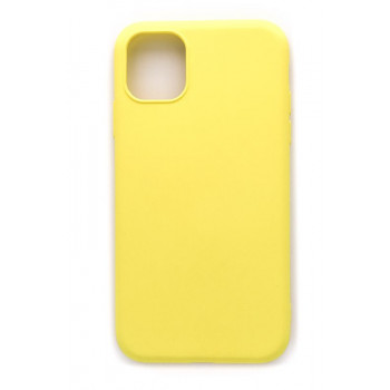 Evelatus Apple iPhone 11 Nano silikoninis dėklas Soft Touch TPU geltonas