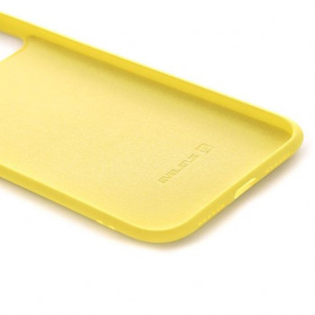 Evelatus Apple iPhone 11 Nano silikoninis dėklas Soft Touch TPU geltonas