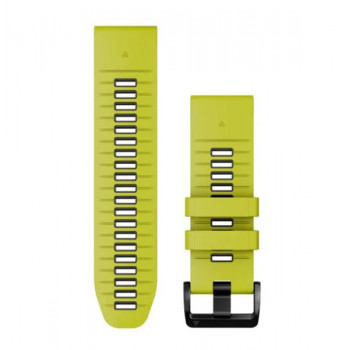 Garmin QuickFit 26 mm silikoninis dirželis, laimo/grafito spalvos (010-13281-03)