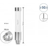 Delock 5G 3700 - 4200 MHz antena, SMA kištukas, 3 dBi, daugiakryptė, standžioji, lauko, balta, 10 cm