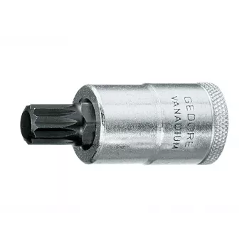 Gedore INX 19 5 6158890 galvutė su vidiniu daugiadančiu (XZN) antgaliu M5, 1/2 (12,5 mm)