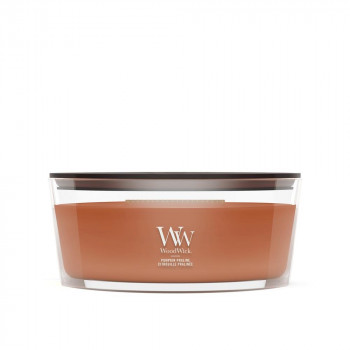 WoodWick Pumpkin Praline Ellipse kvapioji žvakė 453,6 g