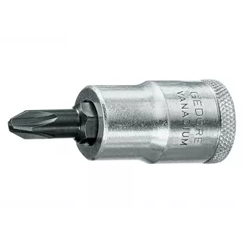 Gedore IKS 19 2 galvutė su antgaliu, Phillips PH 2, 1/2 inch (12,5 mm) (6656650)