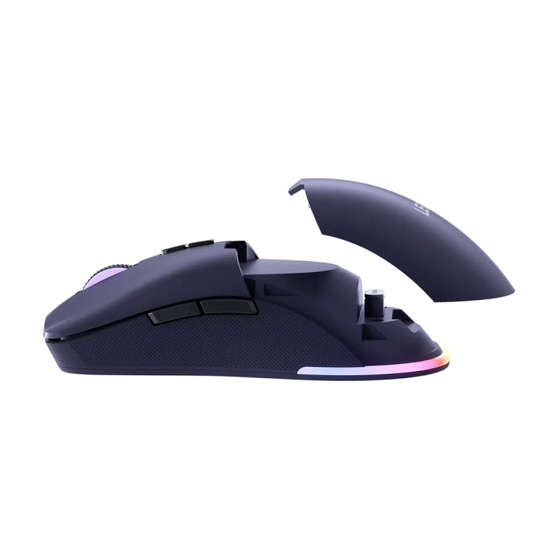 Lenovo Legion M220 RGB belaidė žaidimų pelė, 2.4 GHz / Bluetooth / laidinė, Nebula Purple (GY51V60439)