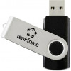 Renkforce RF-USBS-180 1GB USB 2.0 atmintukas, juodas/sidabrinis (RF-7557590)