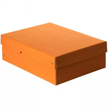 FALKEN PURE dokumentų saugojimo dėžė 1250 lapų pastelinės oranžinės spalvos 24.0 x 32.0 x 10.0 cm