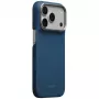 PITAKA Edge Case Argyle MagSafe dėklas iPhone 18 Pro / 17 Pro, vidurnakčio mėlynas