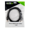 Gizzu USB 2.0 spausdintuvo kabelis USB-A į USB-B, 1,5 m, juodas (GCPU2AB15)