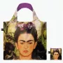 LOQI Frida Kahlo krepšys – Self Portrait with Hummingbird (Q_FK.SP.R)
